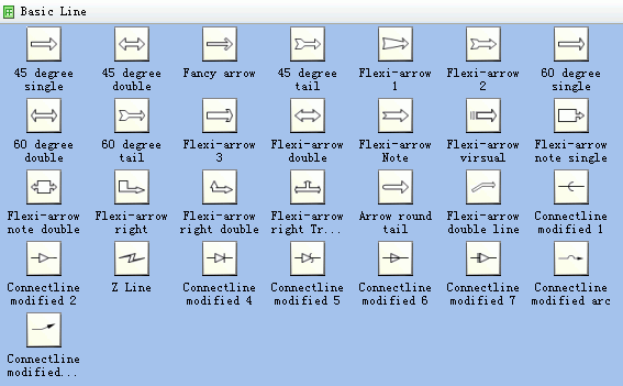 basic line template