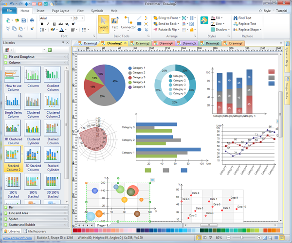 survey reporting chart software