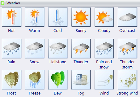Weather Coloring Sheets on It S Easy To Change The Color Scheme For The