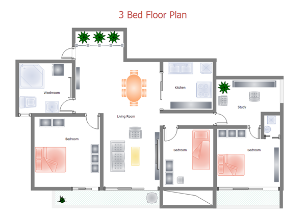 Simple Building Floor Plans