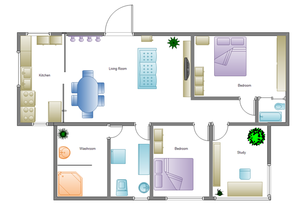 simple home plan House Building Plans