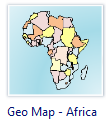 geo map - africa