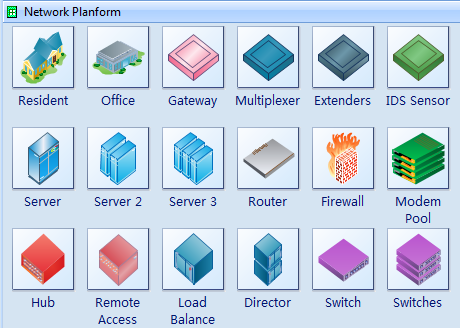 Network Planform Symbols