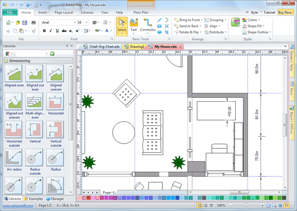 Free House Floor Plan Drawing Software