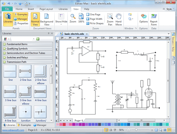 electrical diagram freeware  