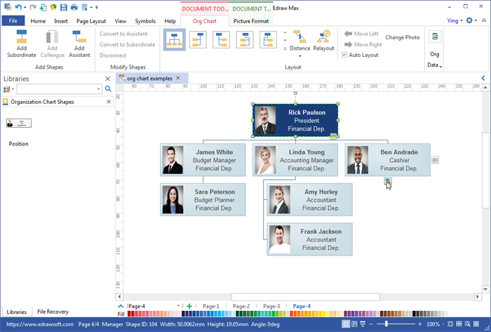 Organizational Chart Program