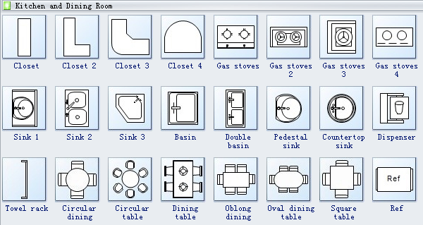 clip art floor plan symbols - photo #42