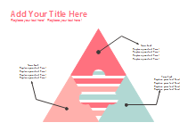 2D Segmented Stripe Pyramid Diagram