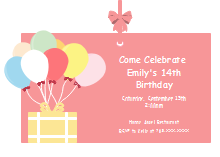 Photo Birthday Party Invitation