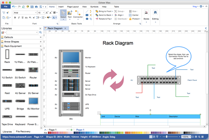 diagramme de réseau pour mac