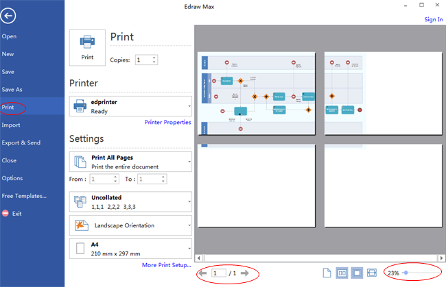 Preview BPMN Diagram