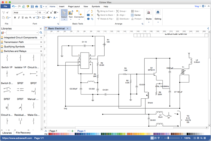 alternative au schéma de circuit Visio