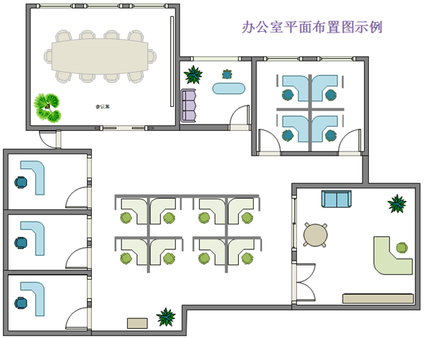办公室布局示例