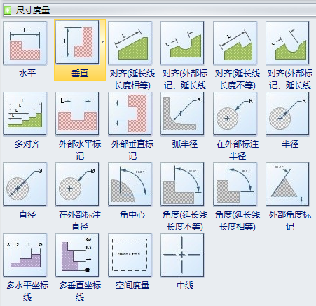 尺寸度量符号库