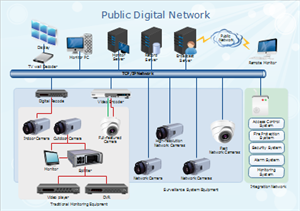 公共数字网络图例子
