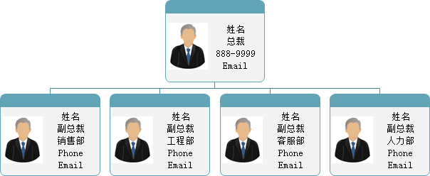 职能型组织结构图