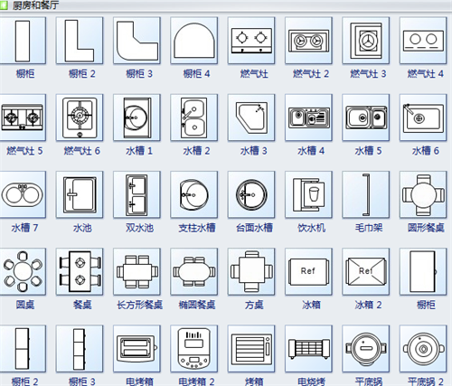 厨房设计方案符号