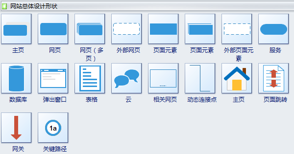 概念网站图符号
