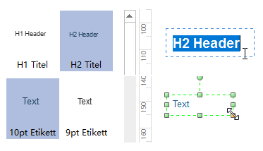 Zeugnis Textfelder bearbeiten