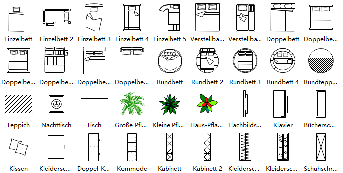 Grundriss Symbols 3