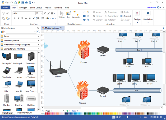 Standard-Netzwerk Software