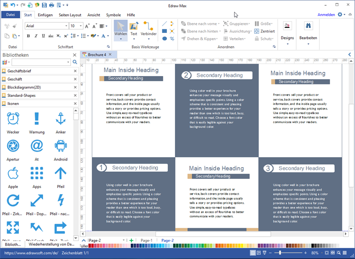 Broschure Software Ein Leistungsfahiges Werkzeug Zu Erstellen Der Schonen Broschuren