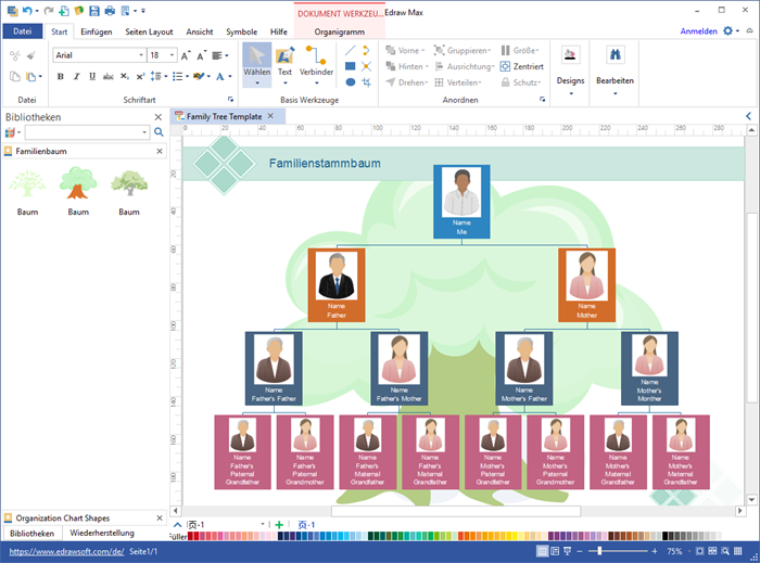 Software Fur Erstellen Des Familienstammbaums