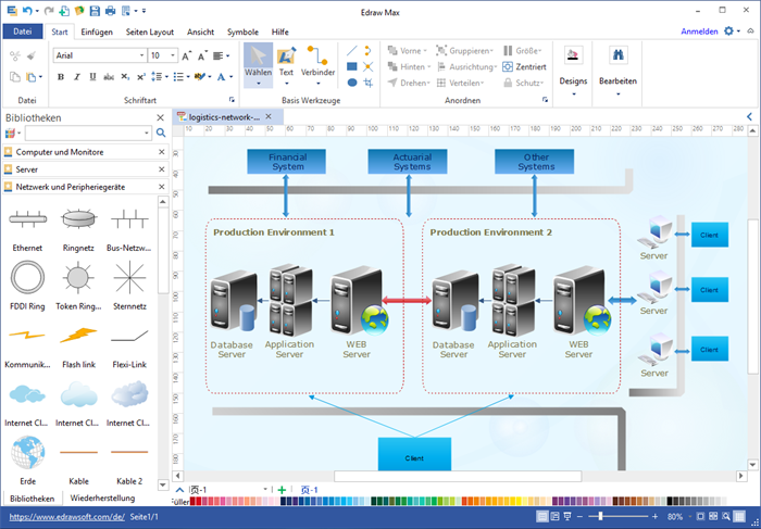 Logische Netzwerkdarstellung Software Mit Beispielen Und Vorlagen Kostenlos Herunterladen