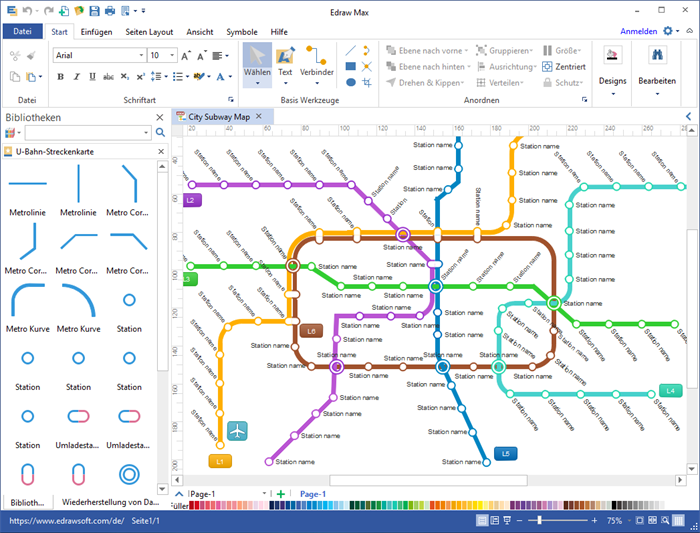 U-Bahnplan Software