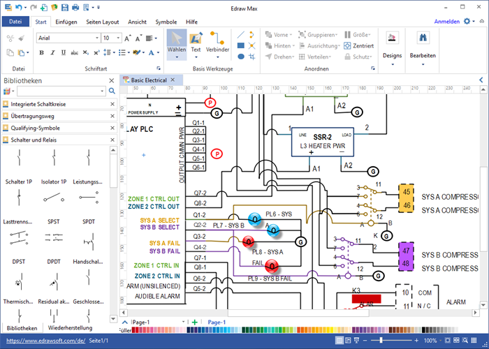 Elektroinstallation Schaltplan Software