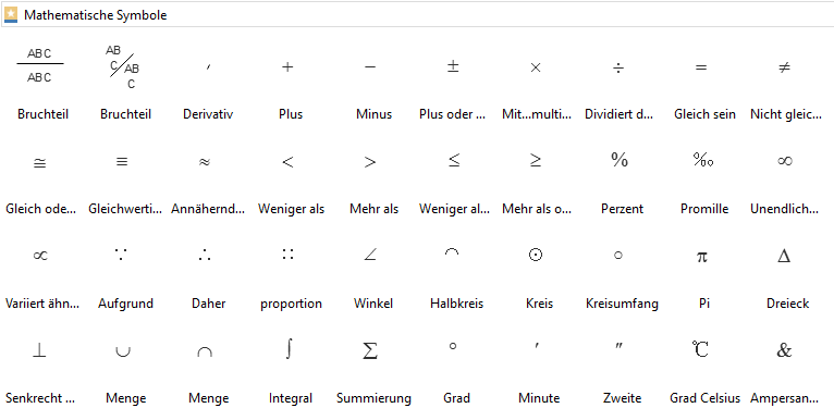 Mathe zeichen bedeutung Kleiner als/