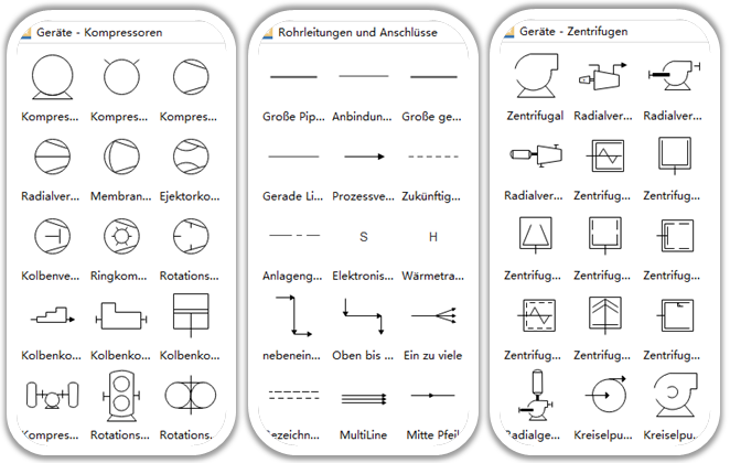 Flie bild Pumpensymbole Symbole Und Notation Von R I schema LBLAV