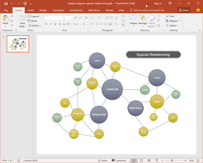 PowerPoint Concept Map Vorlagen