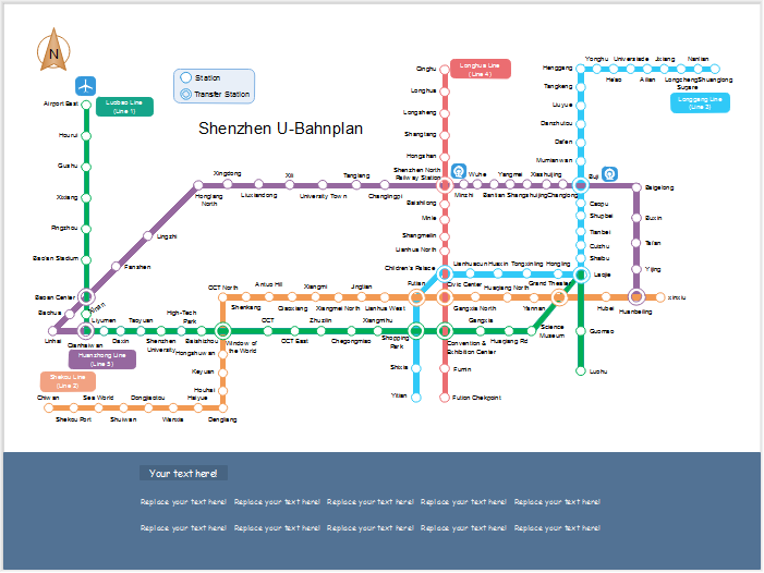 U-Bahnpläne Beispiele