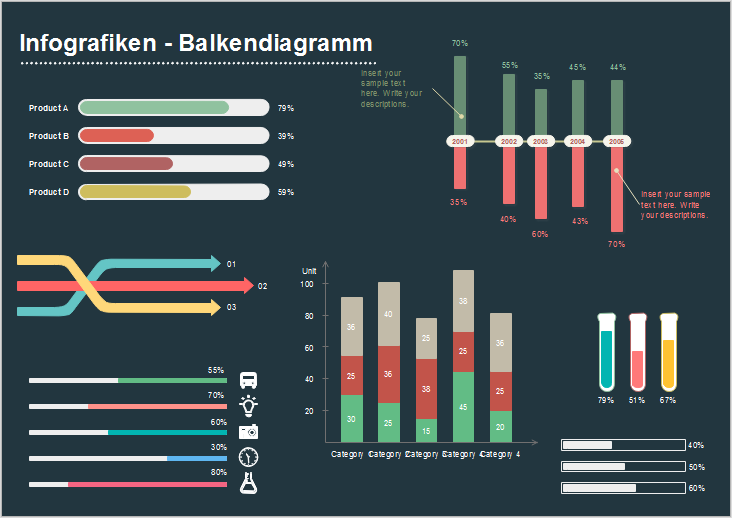 Infografiken - Balkendiagramm