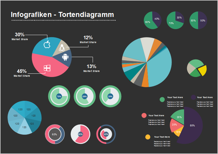 Infografiken - Tortendiagramm