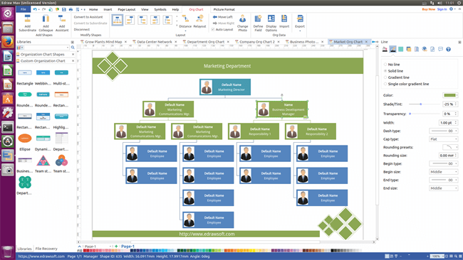 Org Chart Software for Linux