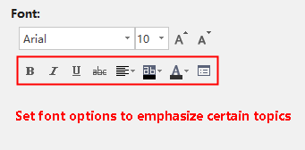 Make full use of font options