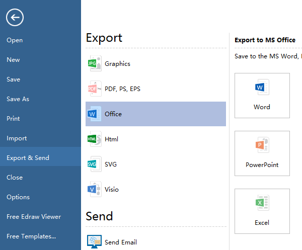 Exporter un diagramme ER vers un fichier Word