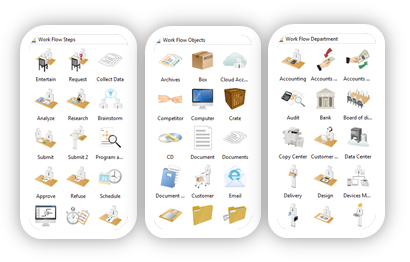 workflow diagram symbols
