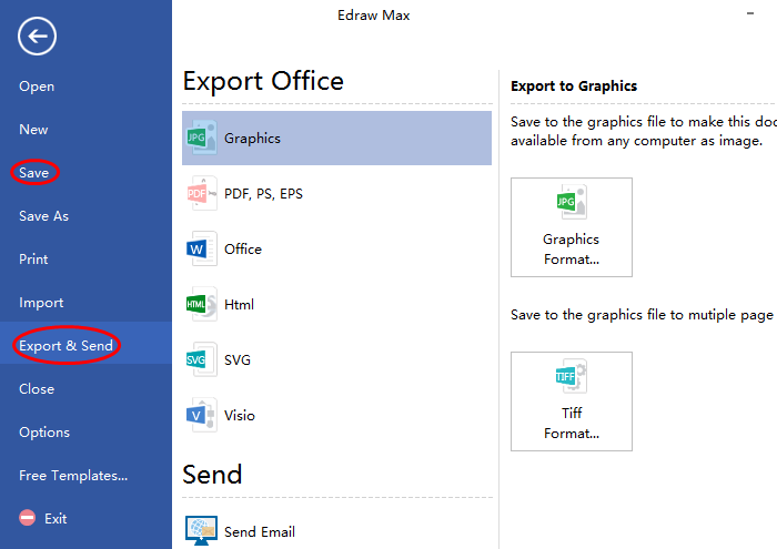 Save or Export Office Layout