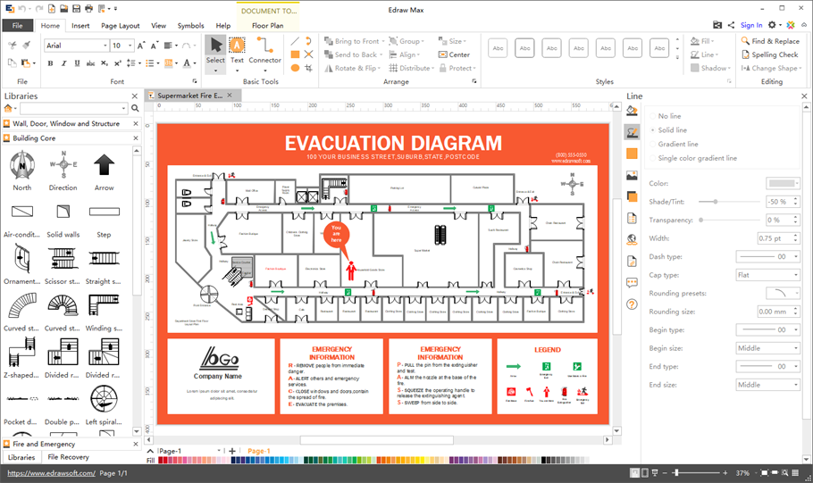 schema scala antincendio mac1