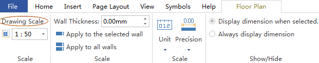 Set Electrical Plan Drawing Scale