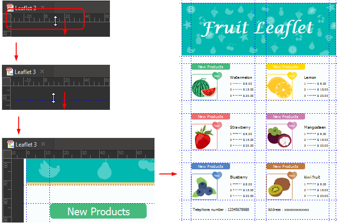 Use rulers,gridlines and guidelines