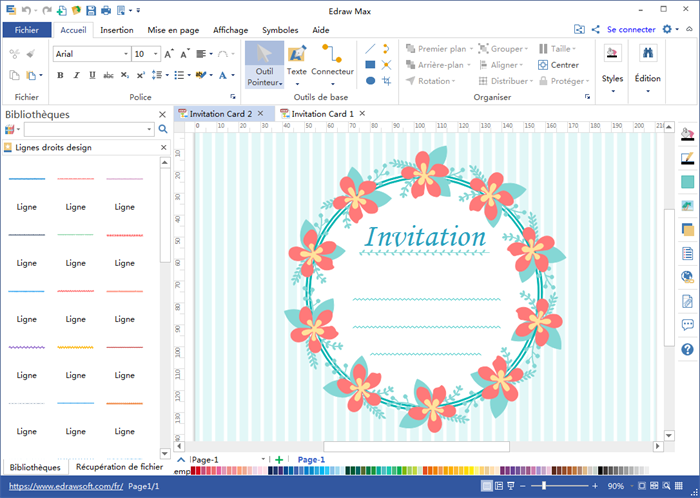 Logiciel de carte d'invitation gratuite à télécharger