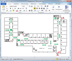 Modèle plan d'évacuation incendie Word