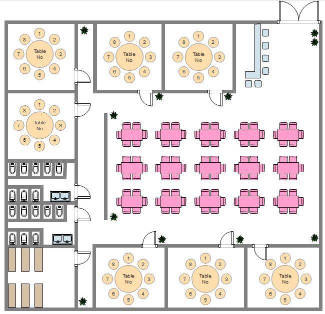 Hostess Seating Chart Template