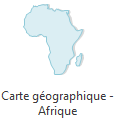 carte géographique - Afrique