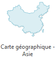 carte géographique - Asie