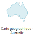 carte géographique - Australie